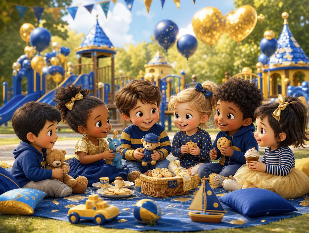 Ilustração da história A Festa da Partilha